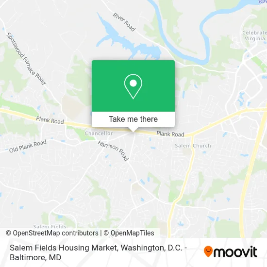 Salem Fields Housing Market map