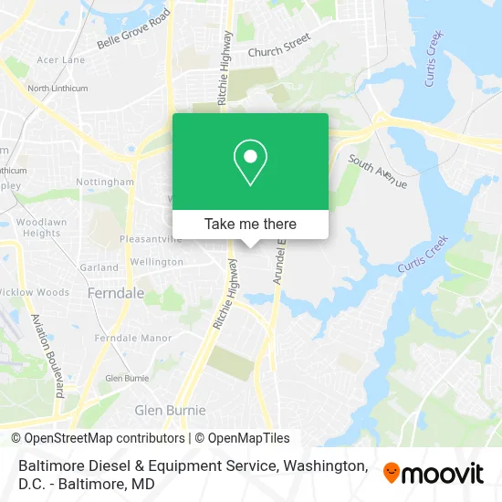 Baltimore Diesel & Equipment Service map