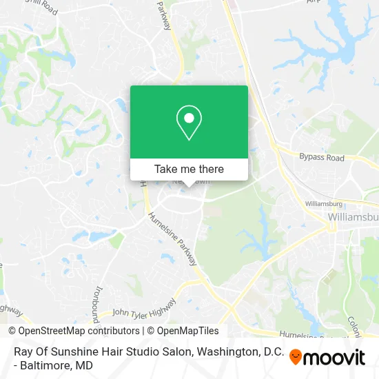 Ray Of Sunshine Hair Studio Salon map