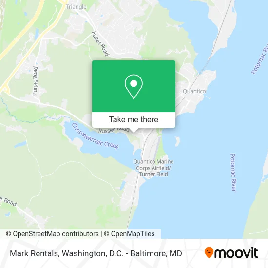 Mark Rentals map