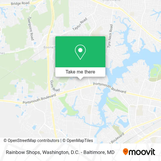Rainbow Shops map