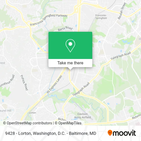 9428 - Lorton map