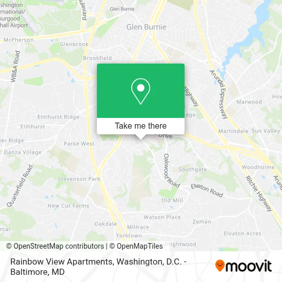 Rainbow View Apartments map
