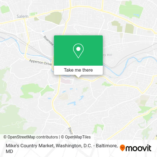 Mike's Country Market map