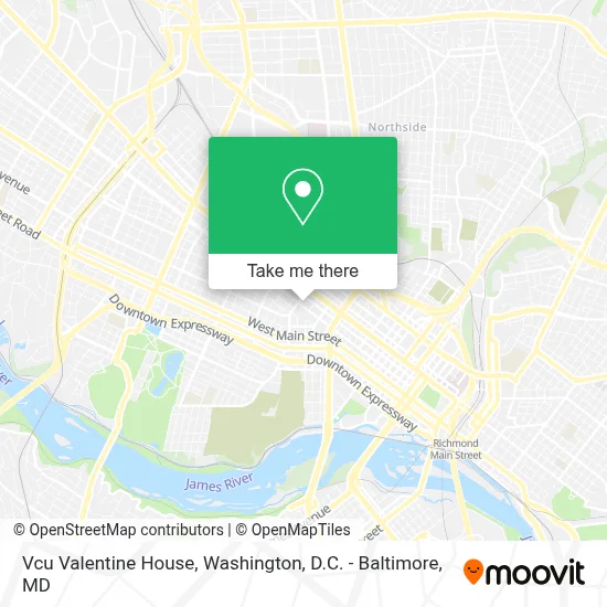 Vcu Valentine House map