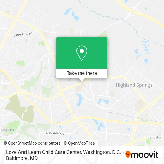 Love And Learn Child Care Center map