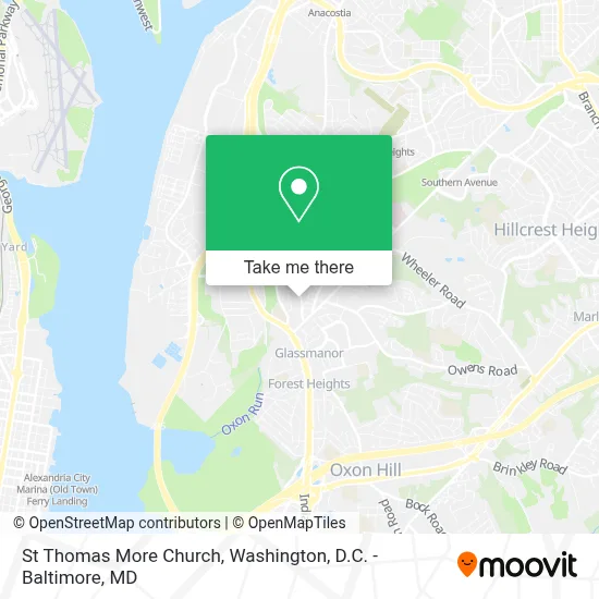 St Thomas More Church map