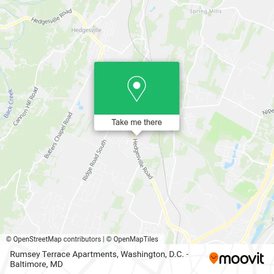 Rumsey Terrace Apartments map