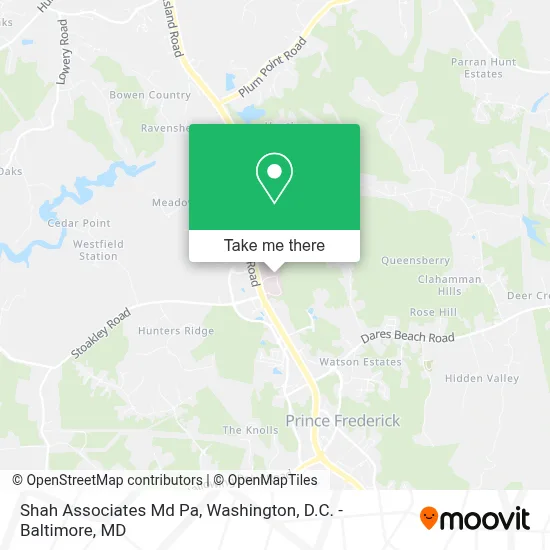 Shah Associates Md Pa map