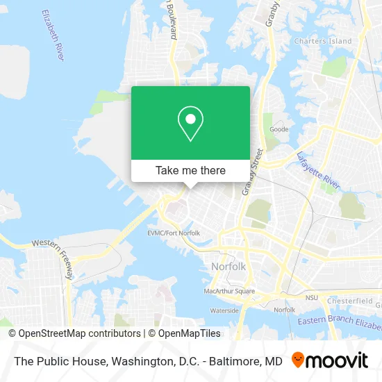 The Public House map