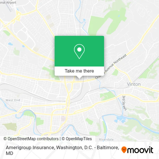 Amerigroup Insurance map