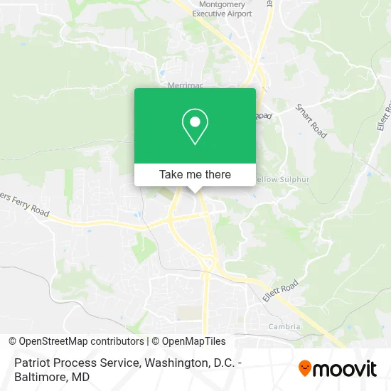 Patriot Process Service map
