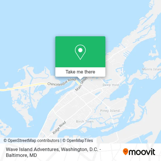 Wave Island Adventures map