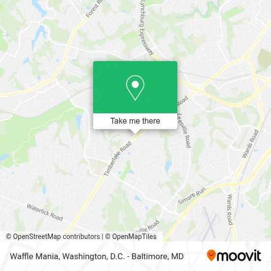 Waffle Mania map