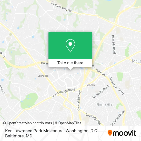 Ken Lawrence Park Mclean Va map
