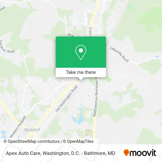 Apex Auto Care map
