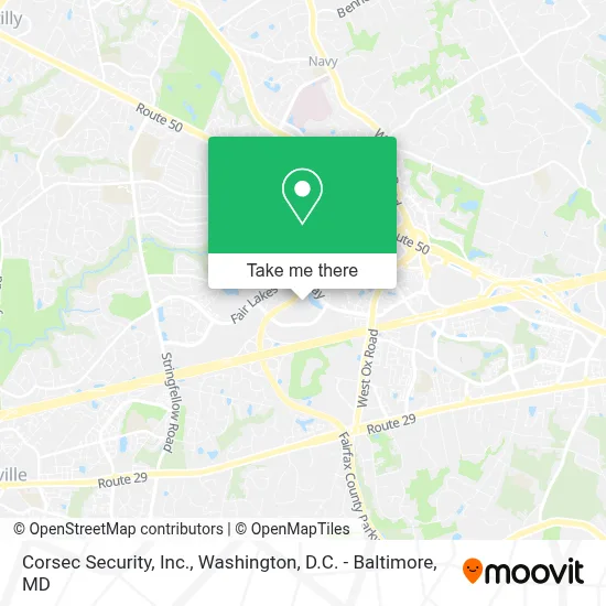 Corsec Security, Inc. map