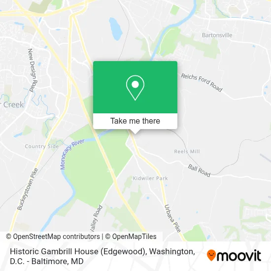 Historic Gambrill House (Edgewood) map
