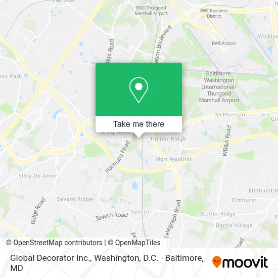 Global Decorator Inc. map