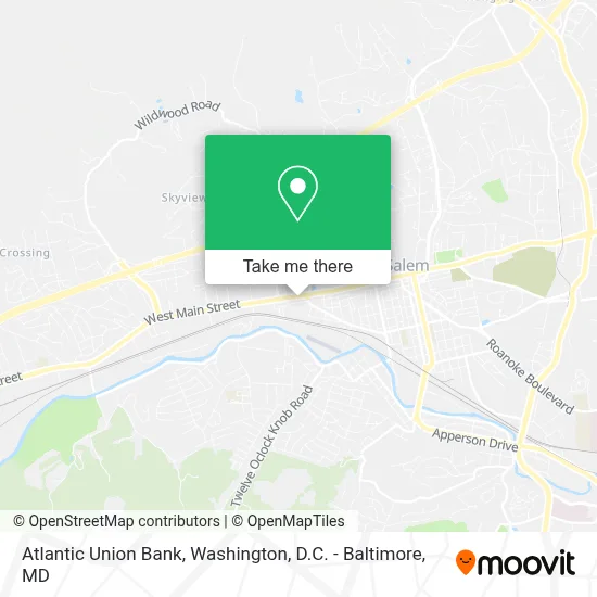 Atlantic Union Bank map