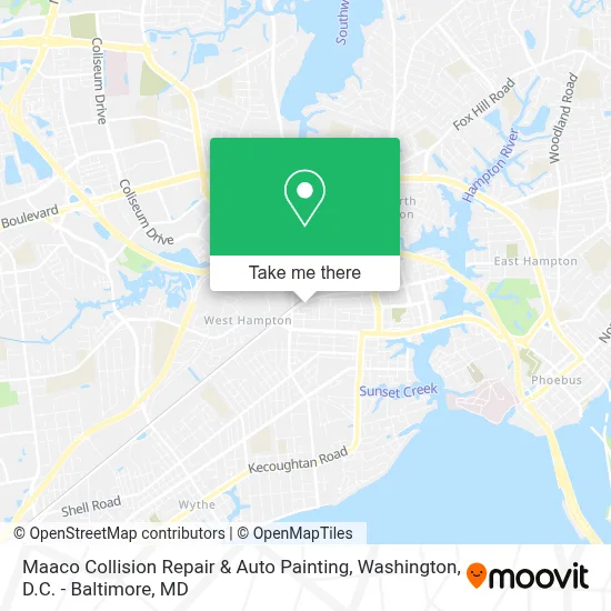 Maaco Collision Repair & Auto Painting map