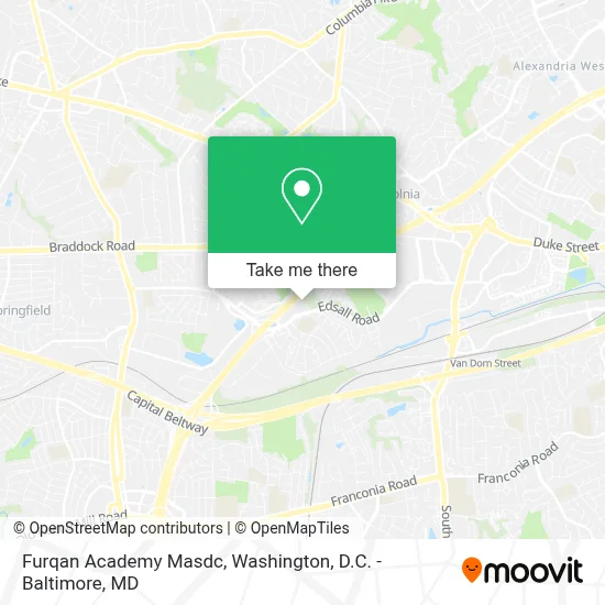 Furqan Academy Masdc map
