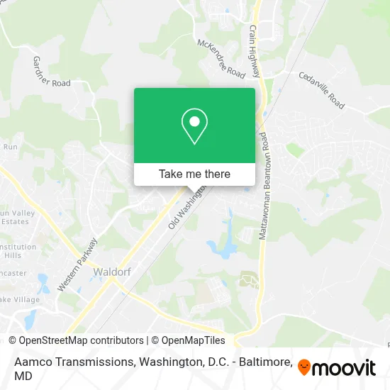 Aamco Transmissions map