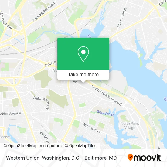 Western Union map