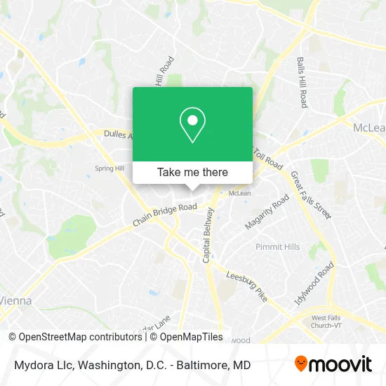 Mydora Llc map