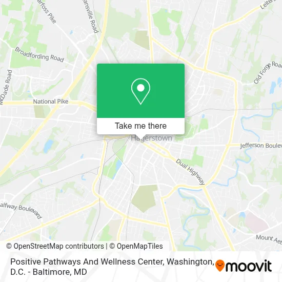 Positive Pathways And Wellness Center map