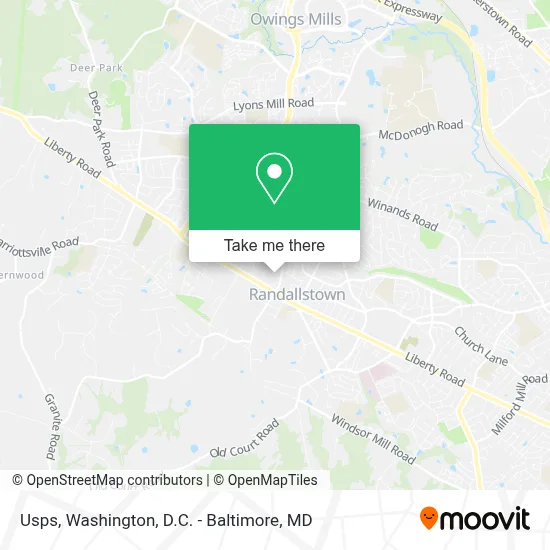 Usps map