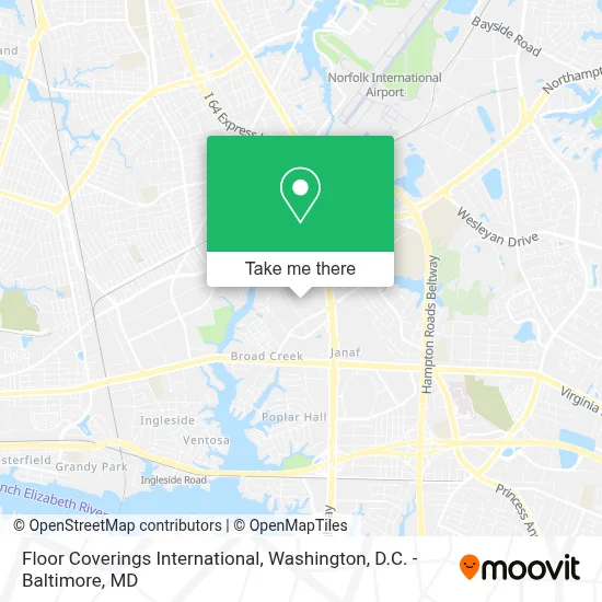 Floor Coverings International map