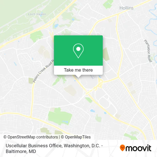 Uscellular Business Office map