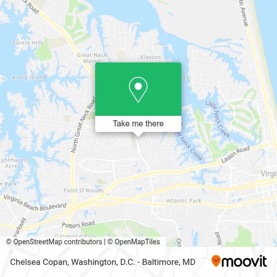 Chelsea Copan map