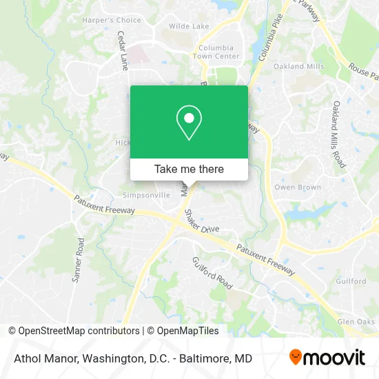 Athol Manor map