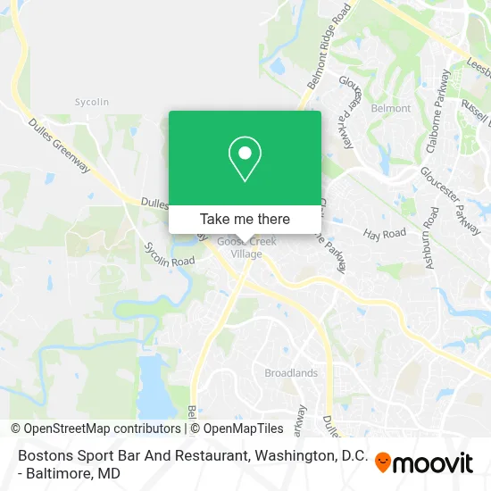 Bostons Sport Bar And Restaurant map