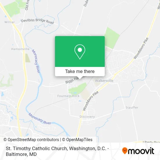 St. Timothy Catholic Church map