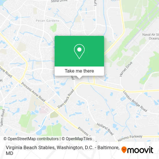 Virginia Beach Stables map