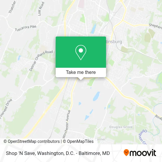 Shop 'N Save map
