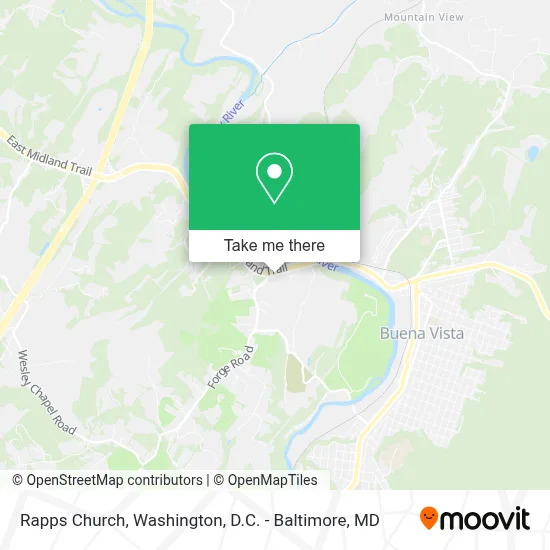 Rapps Church map