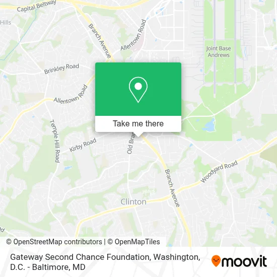 Gateway Second Chance Foundation map