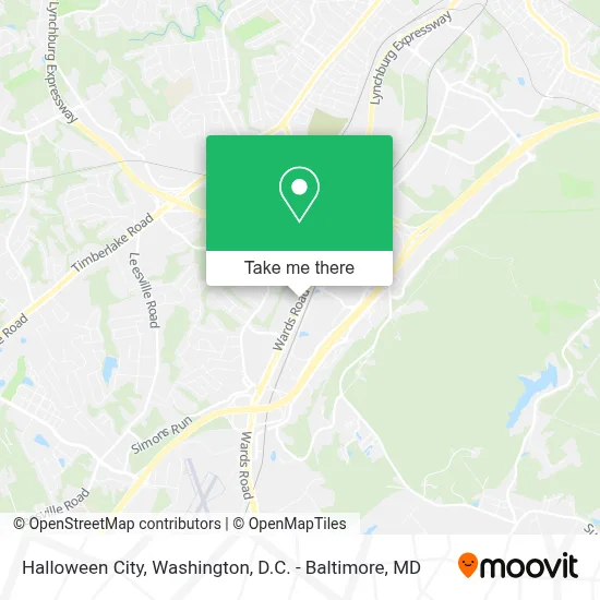 Halloween City map