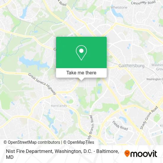 Nist Fire Department map