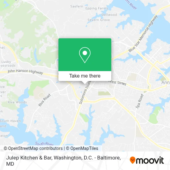 Julep Kitchen & Bar map