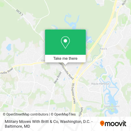 Military Moves With Britt & Co map