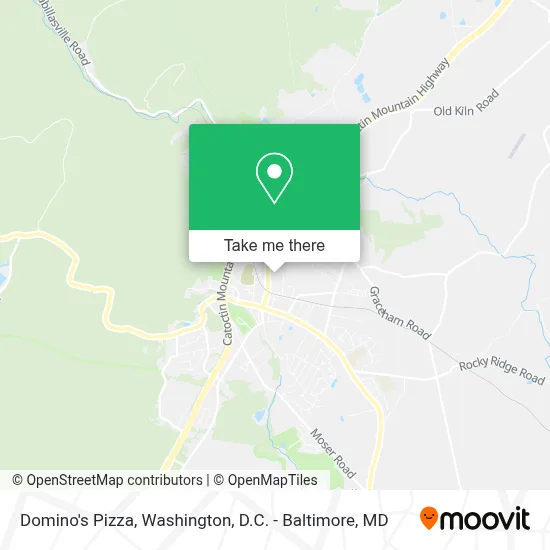 Domino's Pizza map