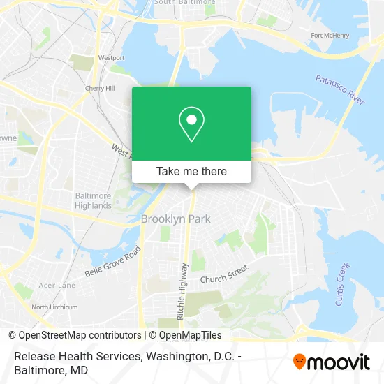 Release Health Services map