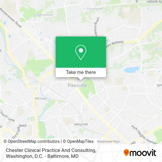 Chester Clinical Practice And Consulting map