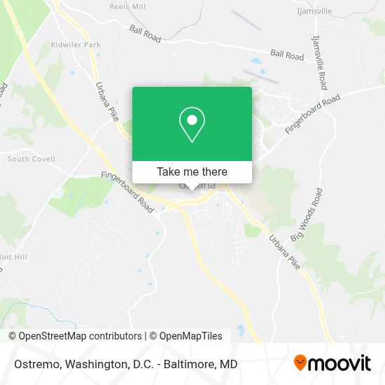 Ostremo map