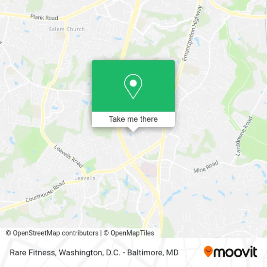 Rare Fitness map